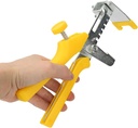 Tile Levelling Plier, Hand Floor Pliers Tiling Installation Tool Tile Locator Leveling System Supplies for DIY Ceramic Tile Stone, Tile Leveling System Tile Tools Easy Installation Floor Tiles Pliers