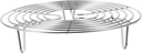 Garneck Stainless Steel Steamer Rack with Stand Multi Purpose Round Cooking and Cooling Rack for Faster Steaming Food Grade Steam Holder for Pressure Cooker Air Fryer and Stockpot Use
