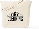CafePress Dry Cleaning Tote Bag Natural Canvas Tote Bag, Reusable Shopping Bag