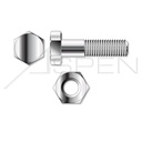 (3pcs) 1-1/2-6 X 7 Hex Cap Screws/Hex Bolts Sets with Matching Hex Nuts Stainless Steel 18-8 Ships Free in USA