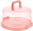 BESTOYARD 10-Inch Portable Round Cake Carrier with Handle - Ideal Cake Container for Easy Transporting and Baking Events