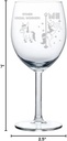 MIP Brand Wine Glass Goblet Social Worker Superstar Unicorn Funny (10 oz)
