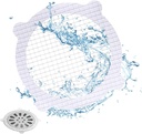 (50 Pcs) Disposable Mesh Shower Drain Catcher, Hair Stickers, Shower Cover, for Bathroom, Bathtub, Sink, Kitchen