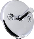 Kingston Brass DTL101 Overflow Plate for Trip Lever Drain, Polished Chrome 3.19 x 3.19 x 2.06