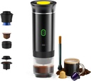 Portable Espresso Machine 7500mAh battery Electric Self-Heating Coffee Maker |Compact Travel Car/RV/Office Use for Campers, Commuters & Coffee Lovers