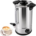 Coffee Maker, Coffee Pots, Coffee Urns stainless steel, Coffee Machines with Filter and Faucet, Commercial Hot Water Dispense Boiler, Instant Boiling Machine, Heater Electric Temperature Control (10L)