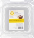 Wilton Plastic Clamshell Treat Boxes, Candy, Cookies, Cakes 4 bases and lids.