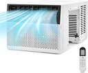 SIMOE Window Air Conditioners 12,000 BTU, U-Shaped Full Window View, 42dB Ultra Quiet Window AC Unit, Cools up to 550 Sq. Ft, Easy Installation, Remote Control