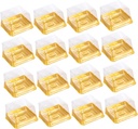 BESTOYARD 1set Egg-yolk Puff Holder Moon Cake Box Baked Goods Packing Boxes Moon Cake Storage