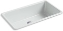 Kohler 5707-95 Iron/Tones Bathroom Sink, Ice Grey