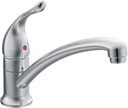 Moen Chateau Chrome One-Handle Single Hole Low Arc Standard Kitchen Faucet, 7423
