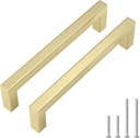 Goldenwarm 20 Pack 5 inch Brushed Gold Cabinet Handles Gold Kitchen Cabinet Handles Drawer Pulls Kitchen Hardware for Cabinets