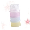 Stackable Formula Dispenser Portable Snack Storage Container for Food Oatmeal Nuts and More Material Space Saving Design for Travel