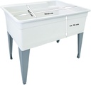 Mustee 28CF Big Tub Utilatub Combo Utility Tub, 24" x 40", White