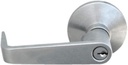 Seco-Larm Enforcer Rim-Type Exit Device, Entry Lever Trim (SD-962HL-4A)