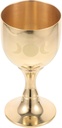Alipis Holy Cup Brass Altar Goblet Pre-filled Communion Decorative Offering Cup Elegant Tabletop Wine for Baptism