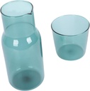 Cabilock Colorful Glass Cup Set Kettle Heat-Resistant Drinking Glasses Unique Water Beverage Cups for Home Use for Parties and Gatherings