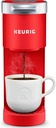 Keurig K-Mini Single Serve K-Cup Pod Coffee Maker, Featuring An Ultra-sleek Design, Poppy Red, 13.19in x 5.55in x 14.37in