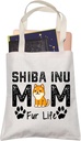 SHIBA INU Mom Gifts SHIBA INU MOM Fur Life Shopping Bag SHIBA INU Lovers Gifts