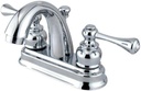 Kingston Brass KB5611BL Vintage 4-Inch Centerset Lavatory Faucet, Polished Chrome