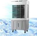 Commercial Evaporative Cooler, Windowless Air Conditioner Swamp Cooler with Ice Packs, 120°Oscillation Swamp Cooler, for Room Office Garage