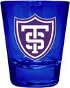 R and R Imports University of St. Thomas Full Color 2 oz Shot Glass Blue Officially Licensed Collegiate Product 4-Pack