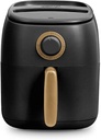 Dash DCAF12CGBGBK02 Ceramic Tasti-Crisp Express Air Fryer, 1000 Watts, 2.6 Qt Capacity - Black