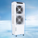 Swamp Cooler, Evaporative Air Cooler, 40L Humidifier Mobile Air Purifier, Remote Control, Oscillating Louvres, Lightweight, 3 Speed Settings, for Home & Office