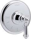 KOHLER K-T72769-4-CP Artifacts Thermostatic Valve Trim with Lever Handle, Polished Chrome