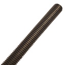 Fasteners Plus A307 Fully Threaded Rod, 1/2" Diameter, 13 Thread Size, 24" Length, Right Hand Threads Designed for Hanging Fixtures, Sprinklers, Lights - Plain Finish
