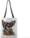 CafePress Chihuahua Polyester Tote Bag 16"x16"