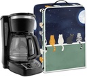 Starry Sky Cat Printed Stand Mixer or Coffee Maker Appliance Cover, Dust and Fingerprint Protection, Protecting your Blender,Machine Washable, Kitchen Tool Easy to Clean