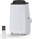 Portable Air Conditioners 14000 BTU - Cools 750 Sq.Ft, 3-in-1 Portable AC Dehumidifier Fan, Remote Control Window Kit, Quiet Portable Air Conditioners for Bedroom Office 48dB for Home(ASHRAE)