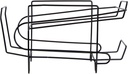 1pc Double Canning Storage Rack Black Kitchen Drink Holder for Refrigerator Space-saving Design for Cans Beverages Stylish Canning Organizer Maximize Storage Efficiency