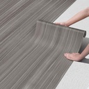 Peel and Stick Floor Tiles Vinyl Flooring Roll 23"x 393"/64 Sq.Ft Linoleum Laminate Floor Tiles Peel and Stick Self Adhesive Waterproof Grey Wood Plank Sheet Flooring Sticker for Home Room