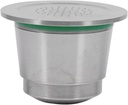 Alvinlite Coffee Capsule Reusable Coffee Pod Filters with Spoon|K Cups Refillable Coffee Capsule Stainless Steel Universal Compatible for Coffee Machine coffee capsule