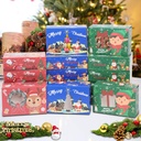 SAITI 24 PCS Christmas Cookie Boxes Bakery Christmas Treat Boxes Christmas Cookie Tins with Lids Christmas Cookie Gift Baking Box for Gift Giving Holiday Party Food Packaging Containers, Update 2025