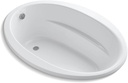 Kohler K-1163-0 5 ft. Drop-In/Undermount Oval Tub w/Reversible Drain White