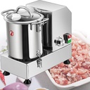 Food Chopper, Commercial Food Processor Capacity, Electric Food Cutters, Stainless Steel Food Processor for Vegetable Fruits Grains Peanut Ginger Garlic