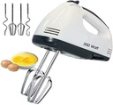 Electric Handheld 7 Speed Fit Double Whisk Eggs Mixer Batter Beater Cake Baking Tools (White)