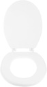 DOITOOL Soft Close Toilet Seat With Lid,Oval Toilet Seat,Replacement Lid for Standard Toilets,Easy to Install and Clean,Toilet Parts Bathroom Accessories