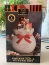 FAO Schwarz Decorative Holiday Cookie Jar & Cutter Set (Includes 5 Cookie Cutters)
