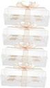4pcs Cupcake Boxes Muffin Boxes Reusable Storage Containers for Bakery Treats Cake Carrier Party Accessory