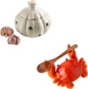 Garlic Storage Pod+Coffee Spoon Rest