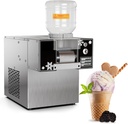 Automatic Snowflake Ice Machine - Electric Ice Cream Machine Crusher, 60/120kg Per Day - Adjustable Thickness Snowflake Ice Machine for Bar Cocktails/Milk,60KG