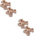 4pcs Microwave Turntable Coupler Shaft Replacement Essential Microwave Oven Parts Plate Rotation Easy Installation Compatible Models