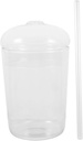 Large Capacity Straw Sippy Cup Glass Drinking Cup for Boys and Girls Straw for Milk Tea Iced Tea