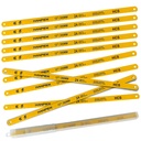 Hacksaw Replacement Blades (10 Pack) High Speed 24 TPI - 12" Length Hack Saw Blade - High Carbon Steel (HCS) Cutting Blades