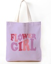 Flower Girl Proposal, Flower Girl Gifts Bag From Bride, Canvas Tote Bag Aesthetic for Women, Bridesmaid Gift