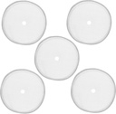 Healifty 5pcs Mesh Stainless Steel Cold Brew Filter Press Screens Reusable Replacement for Tea Makers